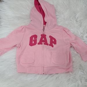 Gap babygirl hooded sweater- 3-6mths